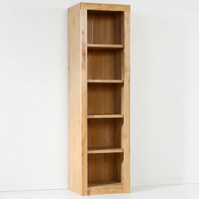 Bücherregal 52x42x190 Aktenregal Wildeiche teilmassiv Standregal #2517