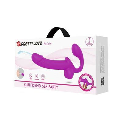 Kelpie Strapless Strap-on mit Squirt-Funktion