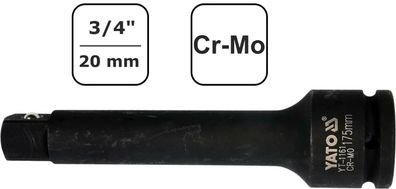 3/4 Zoll Verlängerung 175mm aus Cr-Mo Stahl