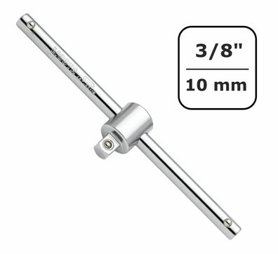 T-Griff 3/8 Zoll Gleitgriff aus CrV, 165mm – Industriequalität