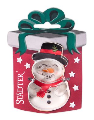 Städter Ausstechform Schneemann Edelstahl 7,5cm