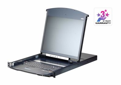 ATEN LCD KVM Switches KL1116VN - KVM-Konsole mit KVM-Switch - 16 Anschlüsse - USB - 4