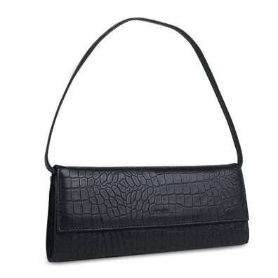 Picard Auguri Clutch 4022, schwarz/kroko, Damen