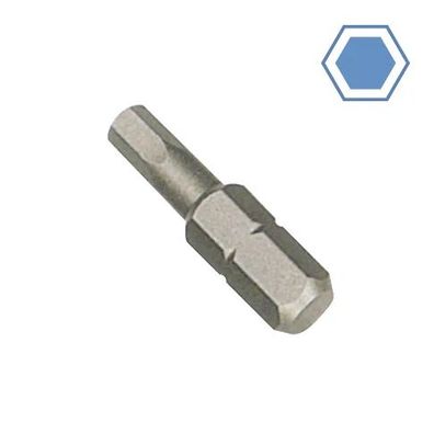 Innensechskant-Schlüssel 5mm, 25mm, S2 Stahl, 1/4 Zoll