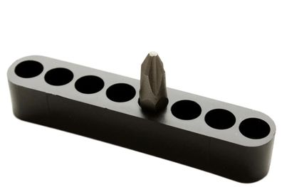 Robuster Bithalter für 8 Bits aus Kunststoff