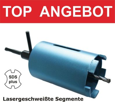 Diamantbohrkrone 82mm SDS Plus für präzise Bohrungen