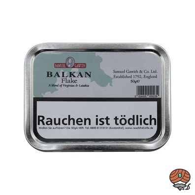 Samuel Gawith Balkan Flake 50g Dose