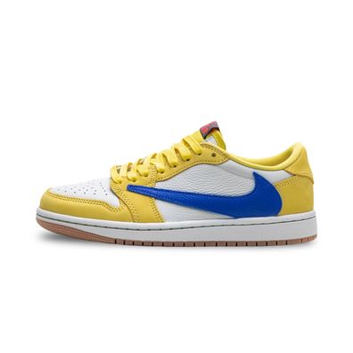 Nike Air Jordan 1 Low OG SP Travis Scott Canary Yellow - 45