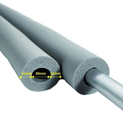Aeroflex SH Rohrisolierung 2m schwarz 89 x 40 mm flexibel