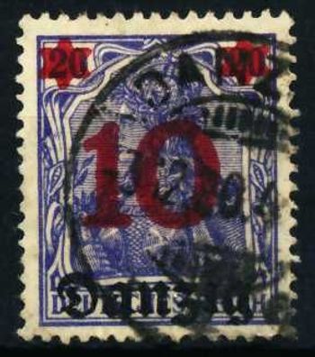 DANZIG 1920 Nr 17 zentrisch gestempelt X4B99EA