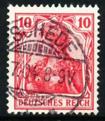 D-REICH K A Nr 71 zentrisch gestempelt X681E02