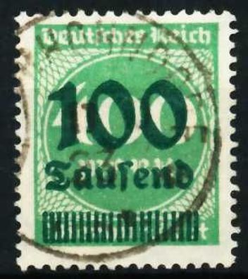 D-REICH INFLA Nr 290 zentrisch gestempelt X6B44B6