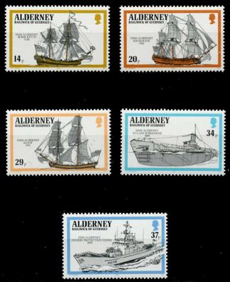 Alderney Nr 43-47 postfrisch S00B076