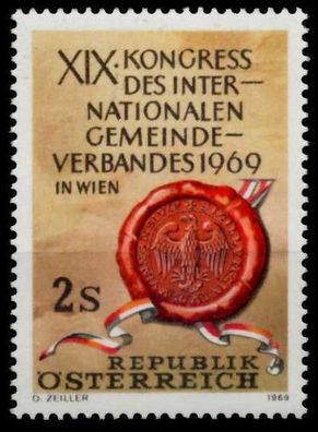 Österreich 1969 Nr 1303 postfrisch S58F7AA