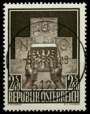 Österreich 1956 Nr 1025 zentrisch gestempelt X7FE26E
