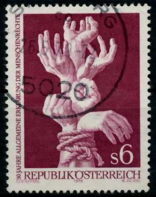 Österreich 1978 Nr 1595 zentrisch gestempelt X80D77E