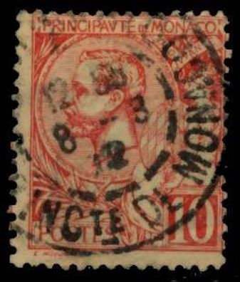 MONACO 1901 Nr 23 zentrisch gestempelt X91E91E
