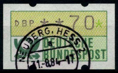 BRD ATM 1981 Nr 1-1-070 gestempelt X970356