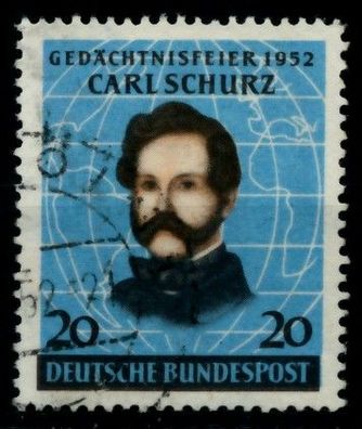 BRD 1952 Nr 155 gestempelt X6DF53A