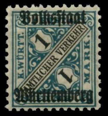 Württemberg DIENST STAAT Nr 270 postfrisch X70EDB6