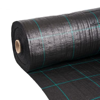 Bodengewebe Abdeckvlies 1 m x 30 m Unkrautvlies PP Schwarz