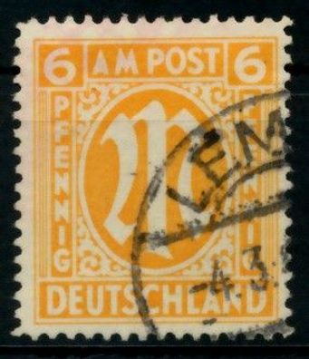 BIZONE AM-POST Nr 13-Az gestempelt X76375E