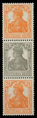 D-REICH Zusammendruck Nr S14a postfrisch 3ER STR X792712