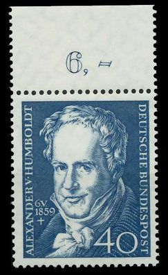 BRD BUND 1959 Nr 309v ungebraucht ORA X7E8452