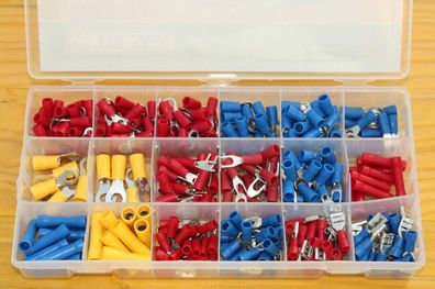 Kabelschuhe Set 300-tlg aus Kupfer & PVC für sichere Elektroinstallationen