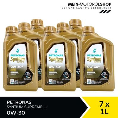 Petronas Syntium Supreme LL 0W-30 7x1 Liter