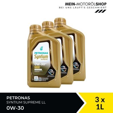 Petronas Syntium Supreme LL 0W-30 3x1 Liter