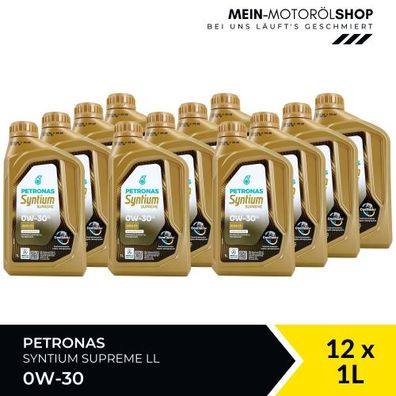 Petronas Syntium Supreme LL 0W-30 12x1 Liter