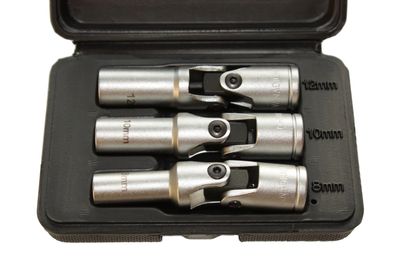 Glühkerzenschlüssel 3/8 Zoll mit Gelenk & Box