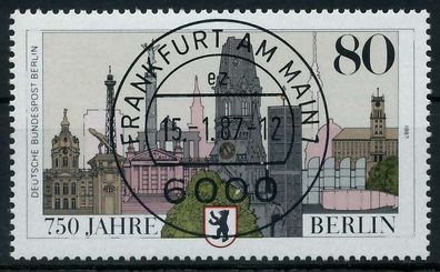BERLIN 1987 Nr 776 zentrisch gestempelt X9152D6