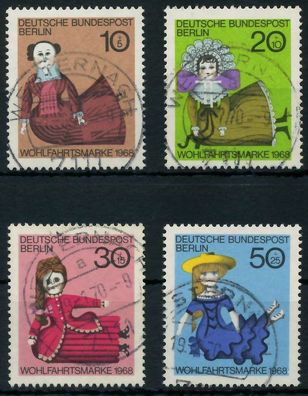 BERLIN 1968 Nr 322-325 gestempelt X91D9B2