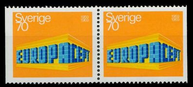 Schweden 1969 Nr 634Dl Dr postfrisch WAAGR PAAR X9DBB46