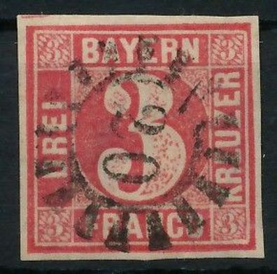 BAYERN Mühlradstempel AUF Nr 9II gMR 20 P2 ZEN X6DDFCE