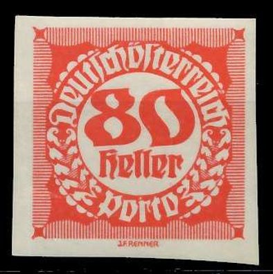 Österreich Portomarken 1920 21 Nr 101 postfrisch X7429B2