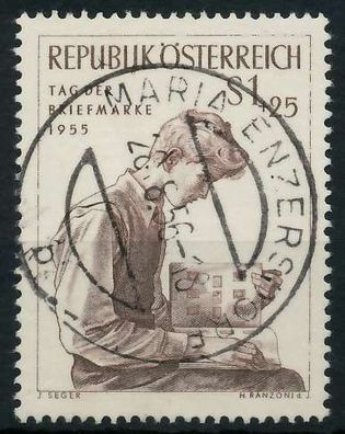 Österreich 1955 Nr 1023 zentrisch gestempelt X75E6DE
