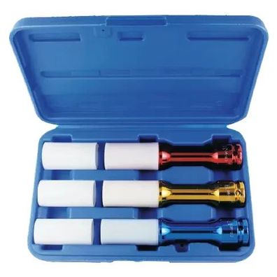 Schlagschraubernuss Steckschlüsselsatz 1/2 Zoll 17-21mm aus Chrom-Molybdän