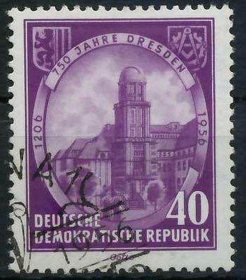 DDR 1956 Nr 526 gestempelt X9658FA