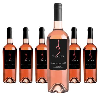6 x Cantine Minini Tardus Primitivo Rosato Puglia IGT – 2024