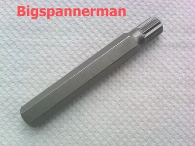 M10 Vielzahn Bit 75mm aus Cr-V Stahl, 12-Punkt Design