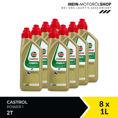 Castrol Power 1 2T 8x1 Liter