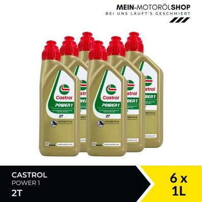 Castrol Power 1 2T 6x1 Liter