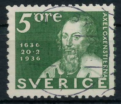 Schweden 1936 Nr 227B zentrisch gestempelt XA665CA