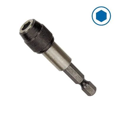 Magnetischer Bithalter 6,35mm Hex, 60mm Schnellwechsel