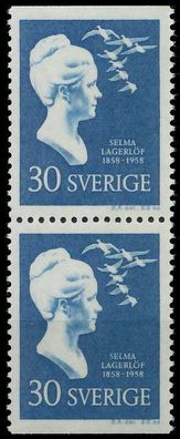 Schweden 1958 Nr 444Do Du postfrisch SENKR PAAR SDAB3A2