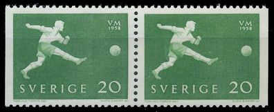 Schweden 1958 Nr 439Dl Dr postfrisch WAAGR PAAR SDAB40E