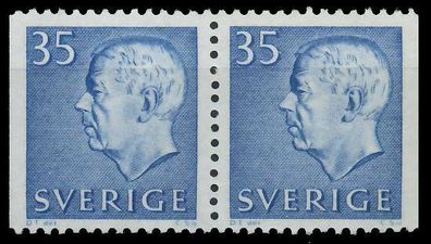 Schweden DS GUSTAV-VI Nr 490Dl Dr postfrisch WAAGR PAAR SDBA662